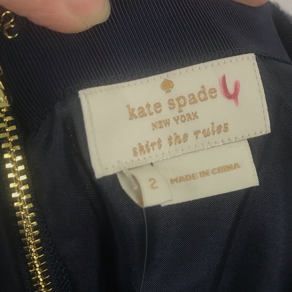 Kate Spade Transcontinental Express Blue Skirt 2 - Picture 5 of 7